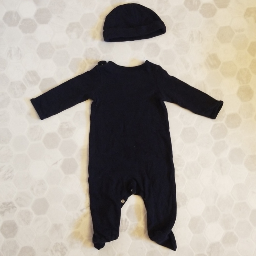 Skeleton footie & hat - Picture 2 of 5